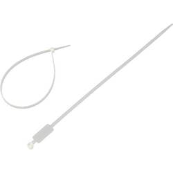 Value 19.08.3276 Kabelbinder Natur mit Beschriftungsfeld 100 St.