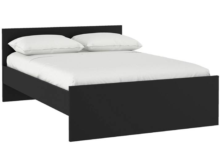 Bett NAIA 140x200cm spanplatte schwarz