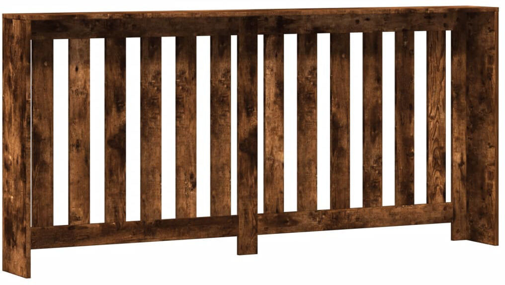 vidaXL Extra Large Radiator Cover Smoked Oak 175 x 20 x 82 cm