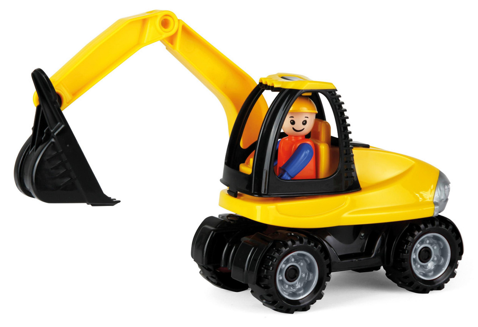 Simm Lena Truckies graafmachine en rijpadvloeg, zwart en geel