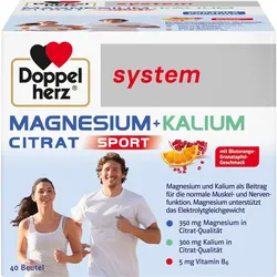 Doppelherz Magnesium + Kalium Citrat System 40 ST