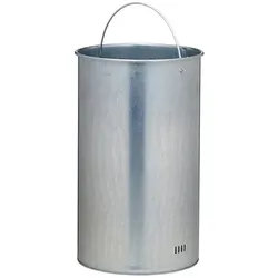 ZENO Rossingol Mülleimer Zubehör Stahl Inneneimer 60 L  für Zeno Alu/Extreme/Protect u. Zeno Acess 80 L