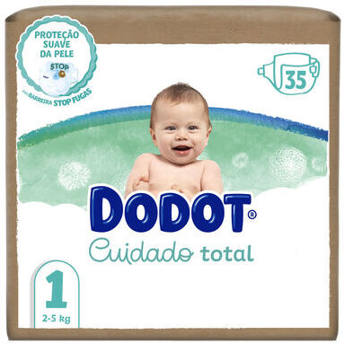 Dodot Cuidado Total 2-5kg T1 35 un