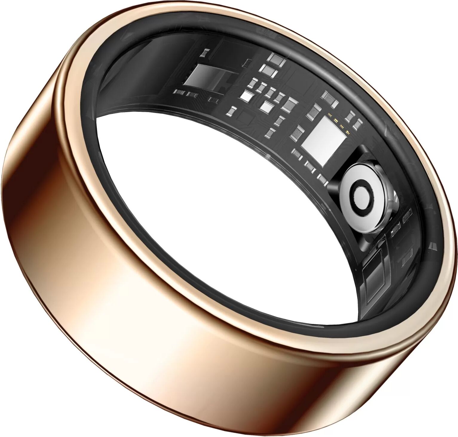 INF IP68+5ATM Wasserdichter Smart Ring – Überwachen Sie Ihre Gesundheit und bleiben Sie verbunden Gold 12