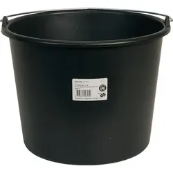 Baueimer GRIPLINE D 12l schwarz Ku.