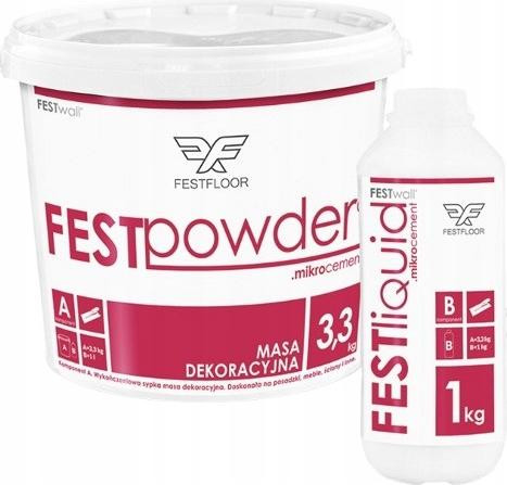 Festfloor Microcement voor muren 4,3 kg