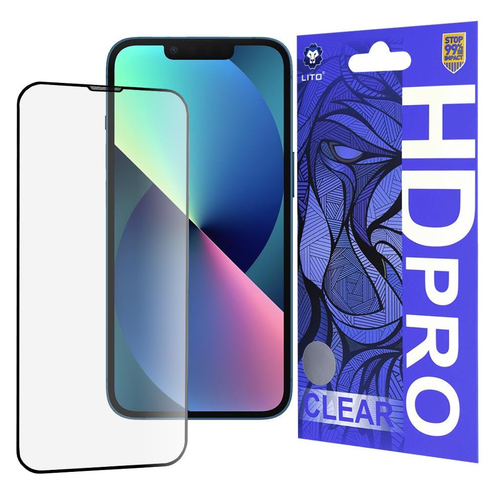 Lito - HD Pro Clear - iPhone 13 / iPhone 13 Pro / iPhone 14 - Black (Apple iPhone 13, Apple iPhone 13 Pro, Apple iPhone 14) (56351569)