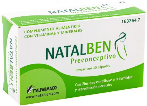 Natalben Natalben Preconceptive 30 Capsules