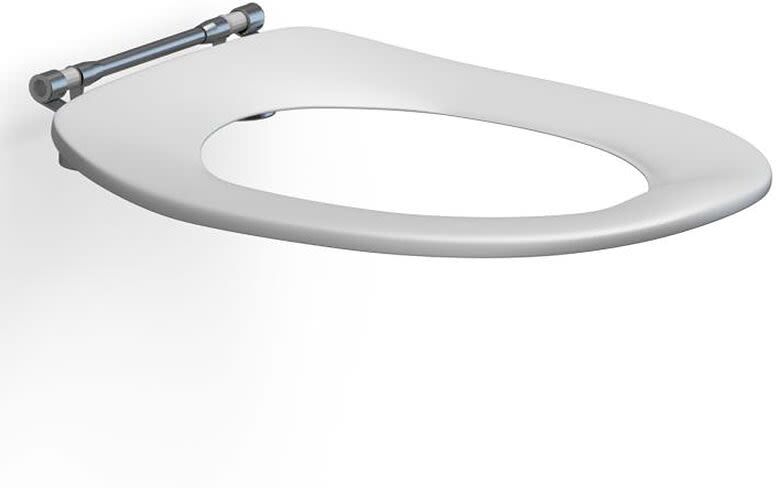 Pressalit Care WC seat Dania with hinge R27000-D92999