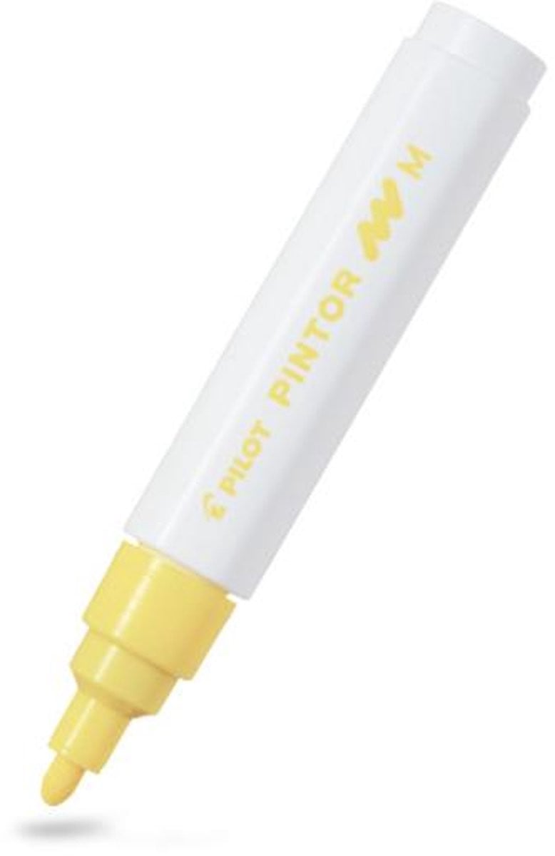 Pilot 002390 markeerstift met kogelpunt, 6 stuks, geel