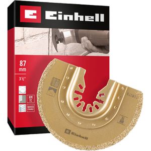 Einhell Multifunktionswerkzeug-Zubehör 708078, 87 mm Ø, Segmentsägeblatt, Open Back