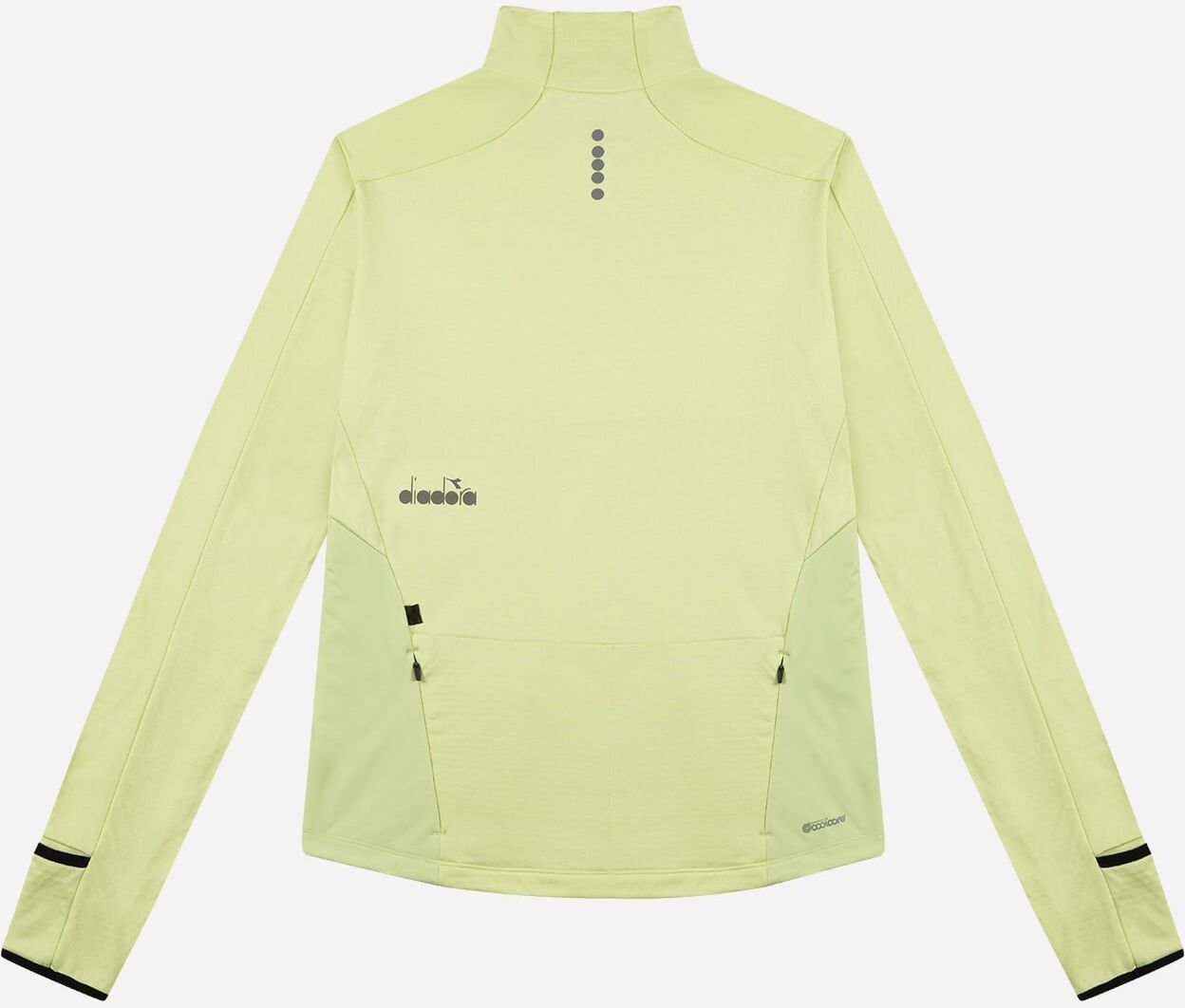 Diadora Winter Protection M - Maglia Running - Uomo - Verde M