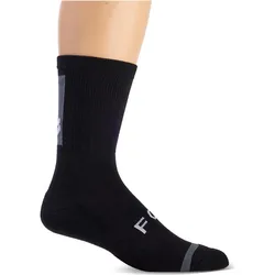 Fox, Herren, Sportsocken, SOCKS 23 8" DEFEND BLK S/M (S), Schwarz