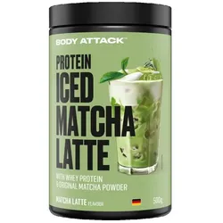 Body Attack - Protein Iced Matcha Latte - 500g DoseMatcha Latte Strawberry
