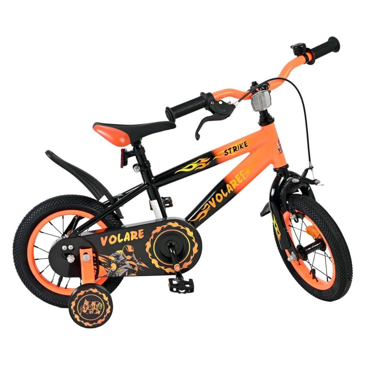 Volare Fahrrad - Strike - 12 Zoll - orange/schwarz (12") (51249)