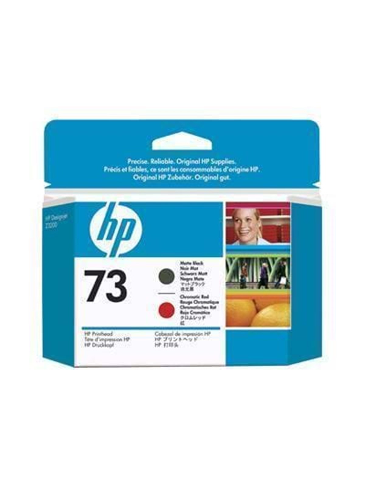 HP 73 Printhead Black-Red - Druckerkopf Chromatic red