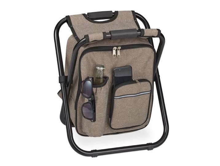 Relaxdays Klappbarer Campinghocker mit Tasche