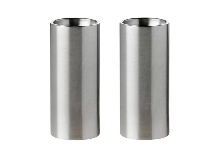 Stelton Poivrier et salière AJ cylinda-line acier inoxydable