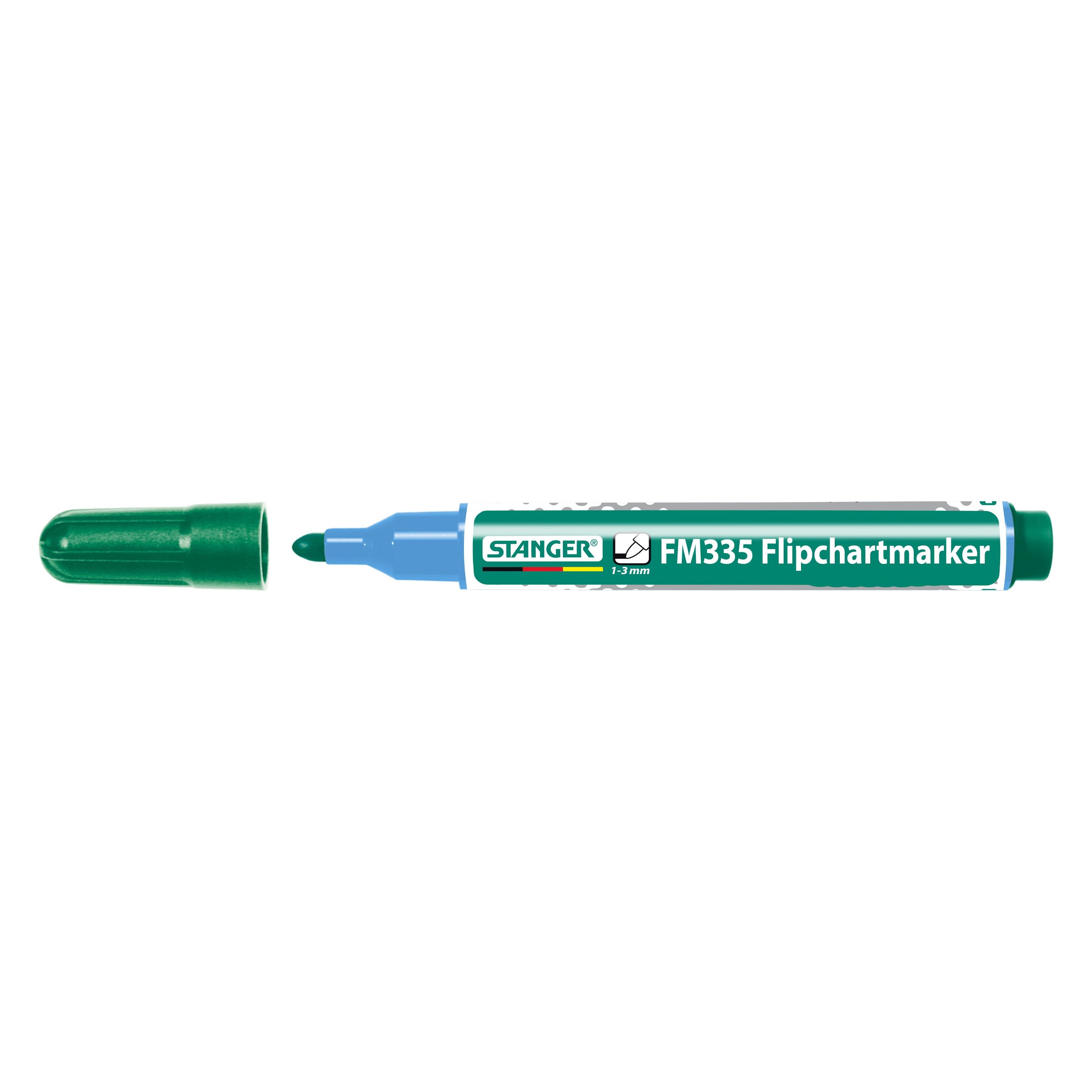 Stanger FM335 Flipchart-Marker grün 1,0 - 3,0 mm, 1 St. (1x) (713003)