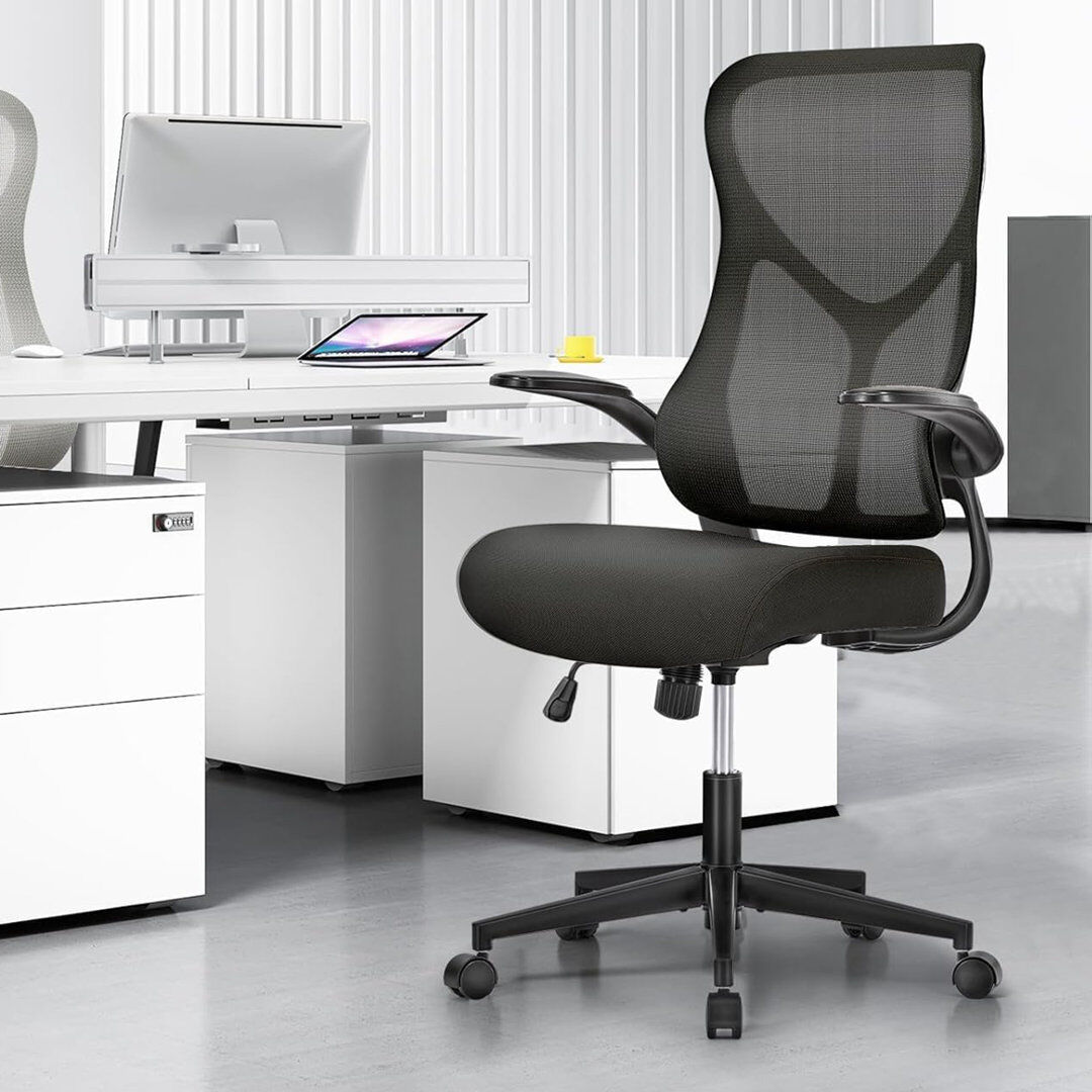 Brayden Studio Office Chair Black 66cm W X 66cm D