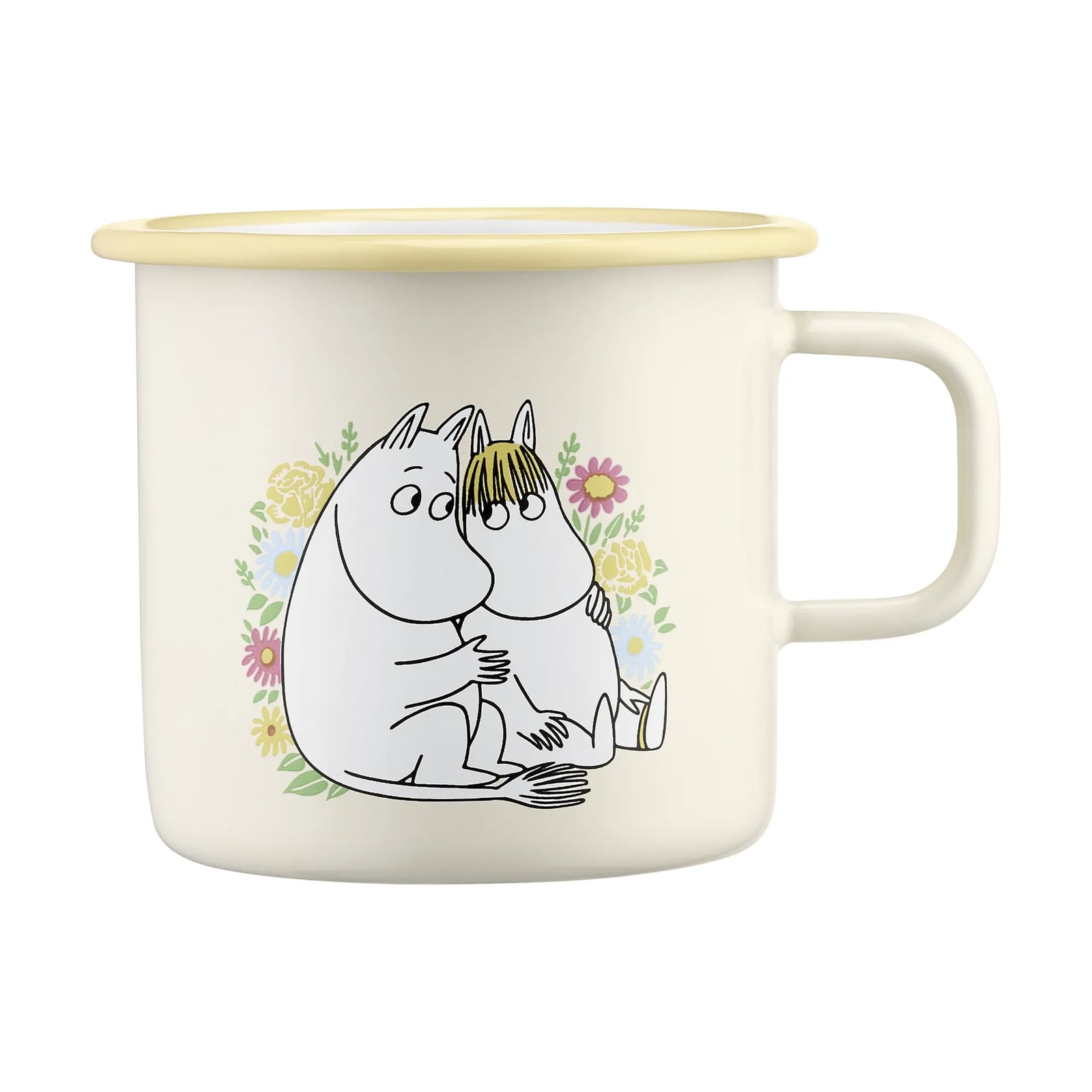 Muurla Moomin emaille mok Flowers 55 cl