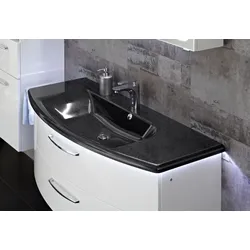 Pelipal Serie 7005 Mineralmarmor-Waschtisch MMWTR65-845-W, B:845, H:30, T:516mm MMWTR65-845-W