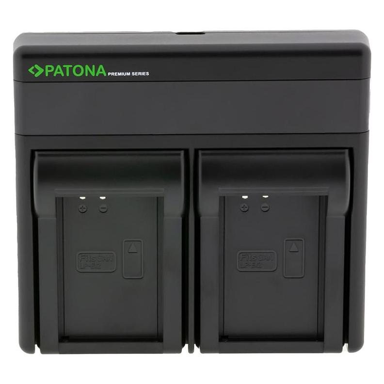 Patona Batteries Replacement Dual Charger USB USB-C (Kamera Akku Ladegerät) (121652)