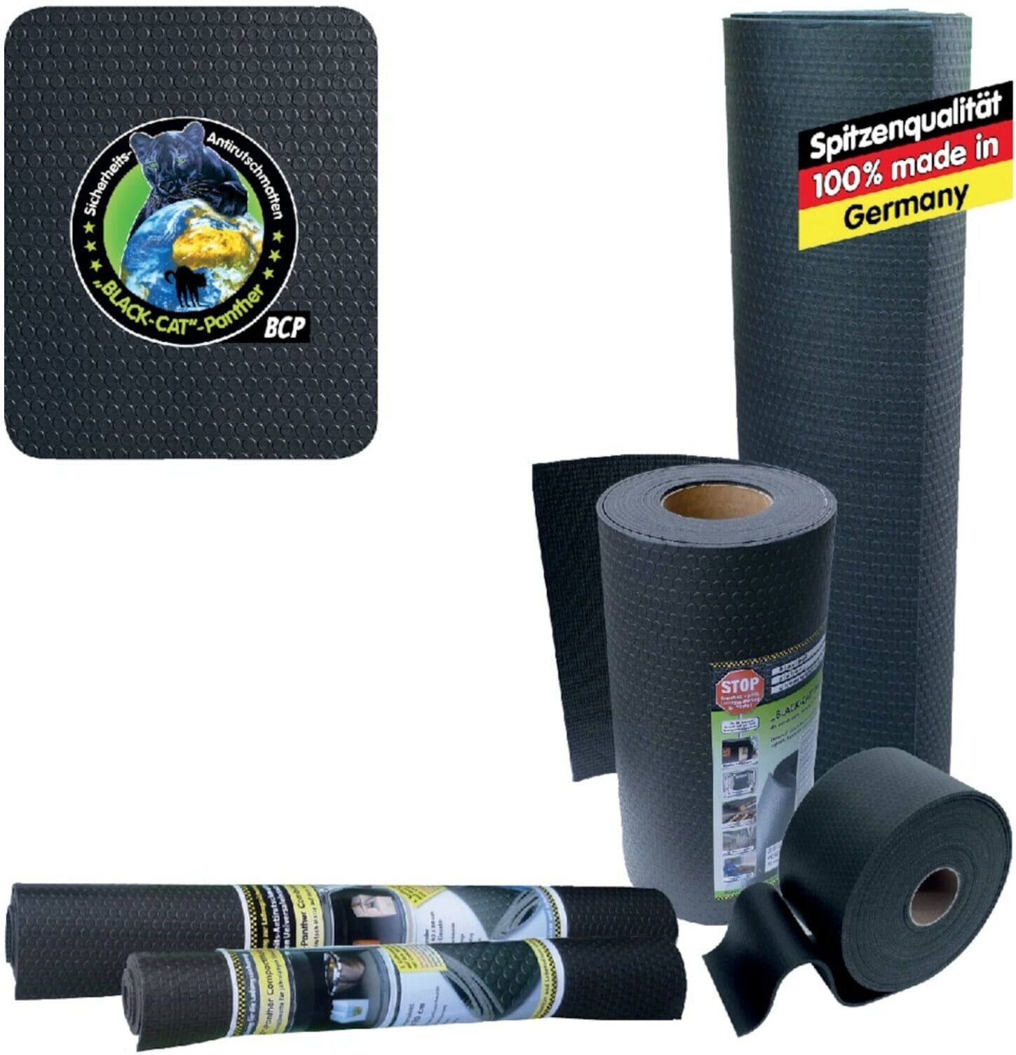 BLACK-CAT Antirutsch-Matte BCP Rollenware 200mm x 8m 0,20x8m