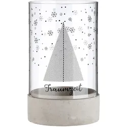 Zement Windlicht Traumzeit 25,5cm