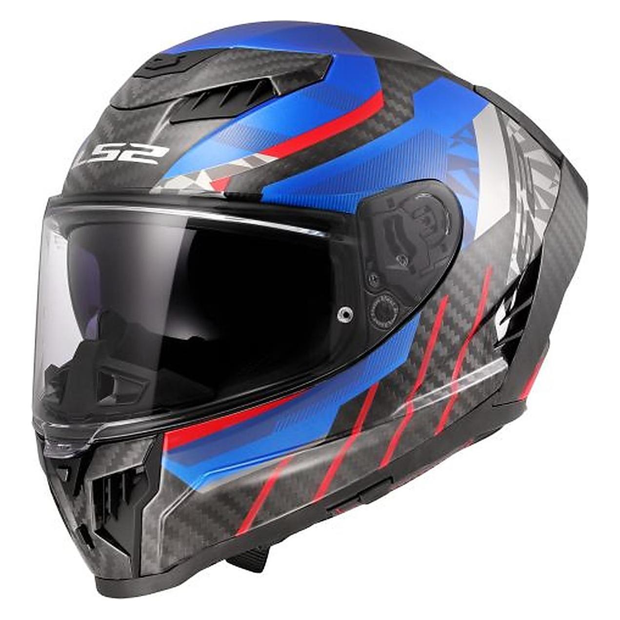 LS2 OF807 DRAGON CARBON TRAX Integralhelm (S) (168075226)