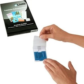 LMG 100 Laminierfolien glänzend für Visitenkartenformat 125 micron