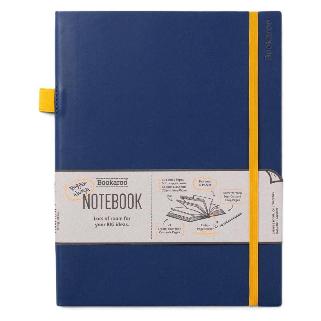 Teka Bookaroo Notizbuch Journal gross - Marineblau (Liniert, Weicher Einband) (47995970)