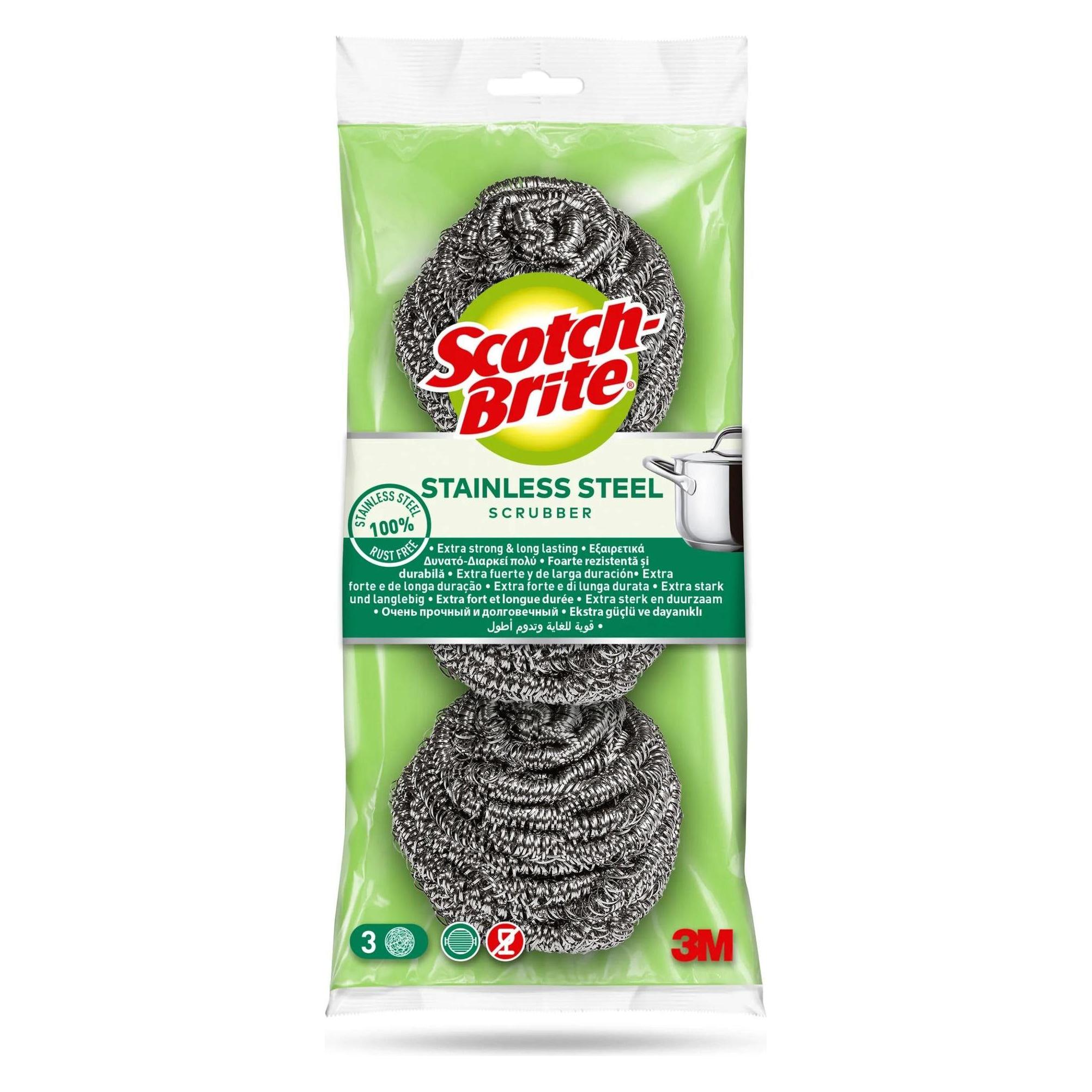 Scotch-Brite Edelstahl-Spirale (3 Stk.) (IS3N)