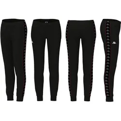 Kappa, Damen, Sporthose, Wrastoria 222 Banda (S), Weiss, Rot, Schwarz