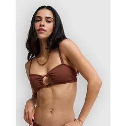 Roxy Sunshine Bandeau Bikini Top cappuccino Gr. S