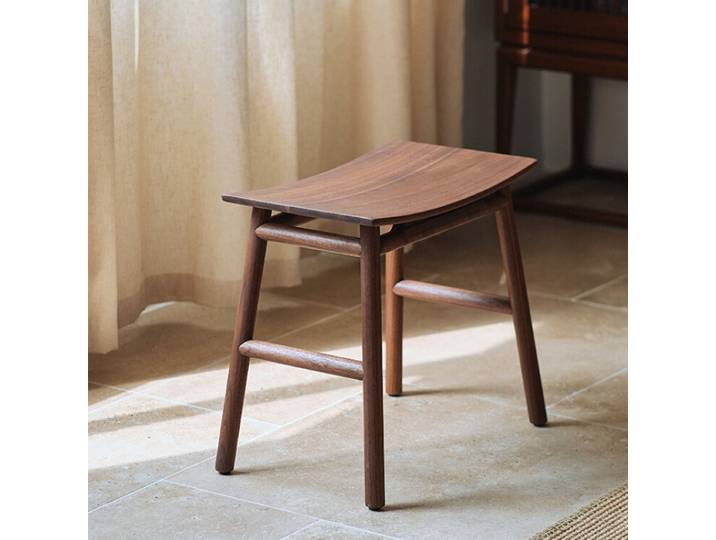 Nouveaux tabourets de salle à manger de Style chinois, tabouret en noyer noir, confortable pour s'asseoir pendant longtemps, chaussures à langer, poufs, meubles de maison