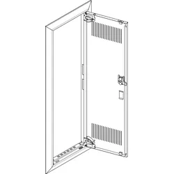 ABN GBRU16TL Blendrahmen + Tür mit Lüftungsschlitz 1x6 für UP-Feldverteiler, 1x6-reihig