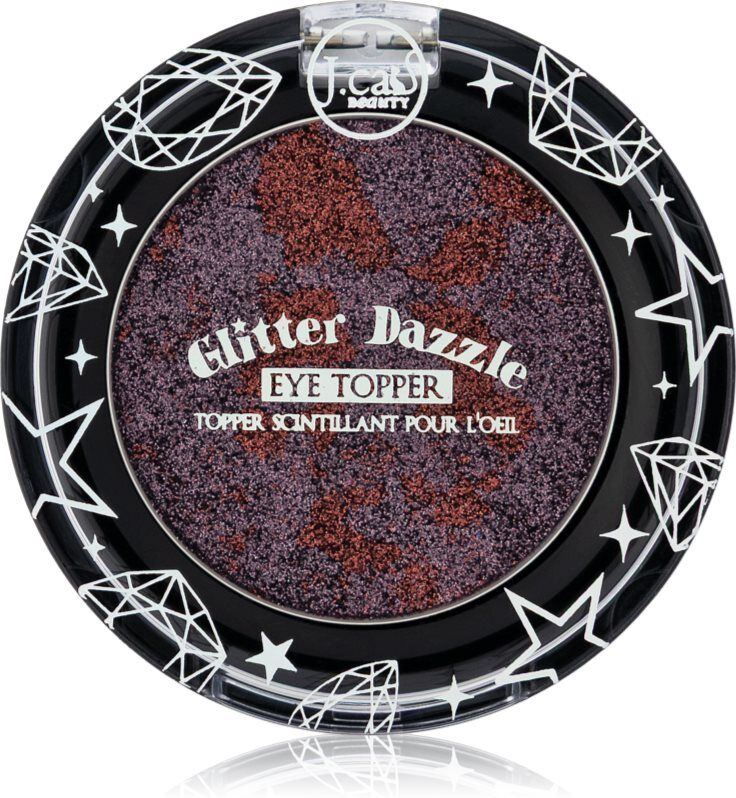 J.Cat Beauty Glitter Dazzle glitter eyeshadow shade 108 Glitter = Fav. Color 1.2 g