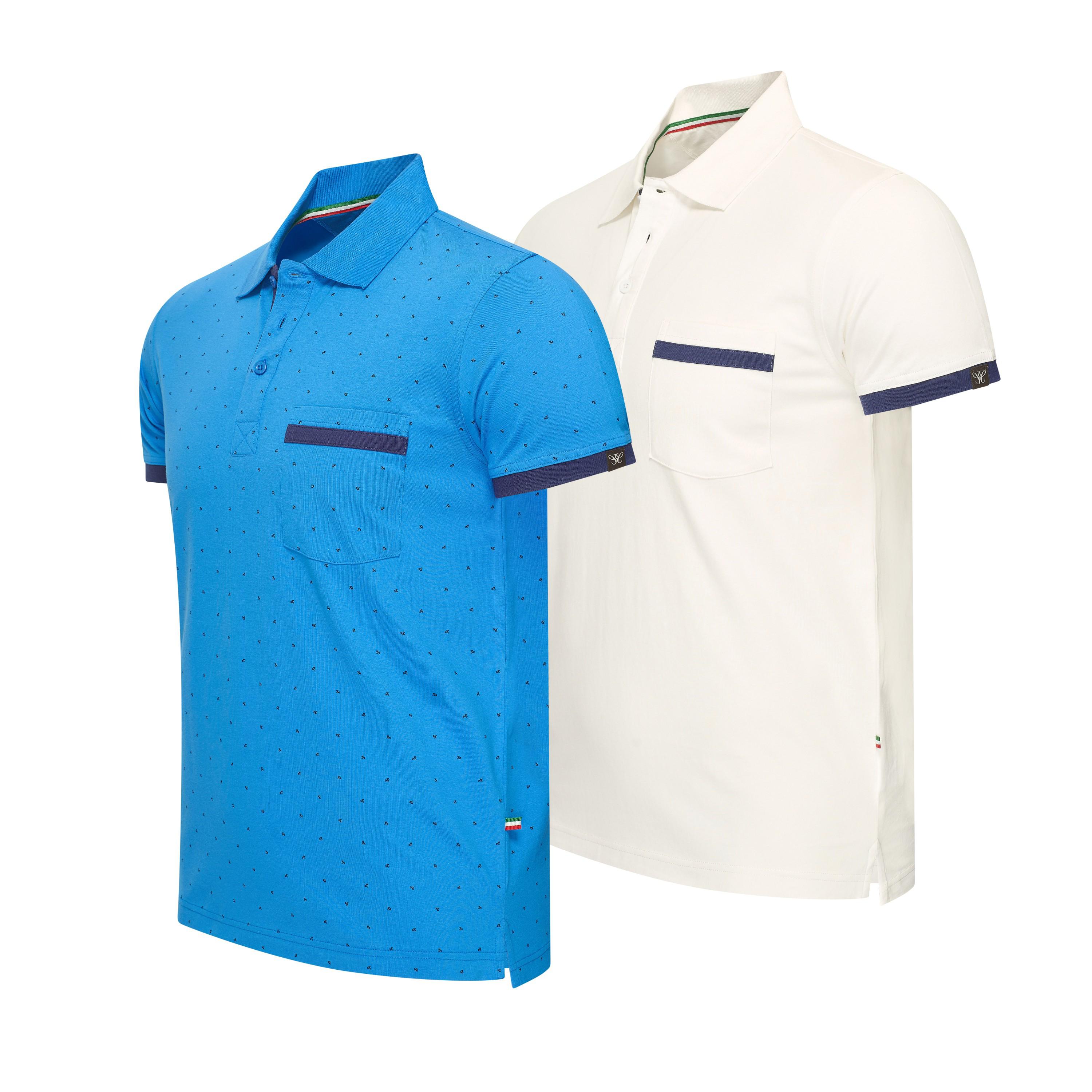 Cappuccino Italia Polo SS Todi 2-Pack Polo Multi