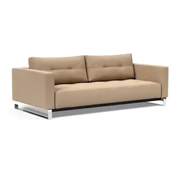 INNOVATION LIVING Schlafsofa Cassius Deluxe Excess Stoff Mocha