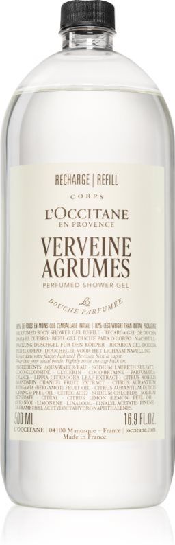 L’Occitane Verveine Agrumes Shower Gel shower gel refill 500 ml