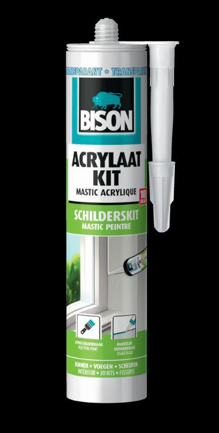 Bison Acrylaatkit Universeel Transparant 300 ml