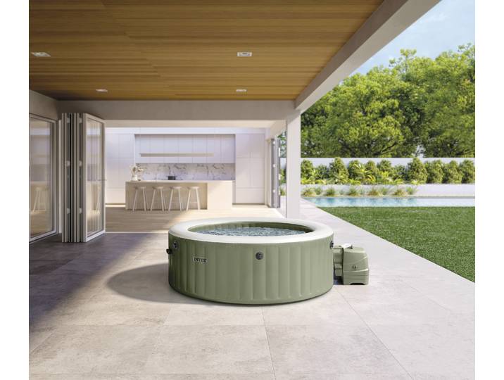 Whirlpool INTEX Bubble , olivgrün, B:145cm H:71cm L:145cm, Whirlpools, Whirlpool, 145 cm Durchmesser