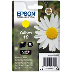Epson Original 18 Gänseblümchen Druckerpatrone - gelb (C13T18044012)