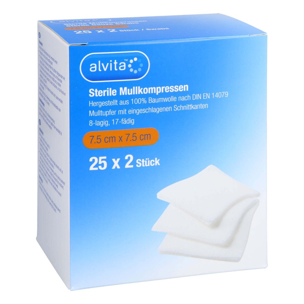 Alliance Healthcare Deutschland GmbH Alvita Ster Mullkom7.5x7.5 16811479