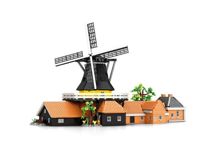 Reobrix 55019 Windmühle Klemmbaustein Set 4801 Teile Spielbausteine