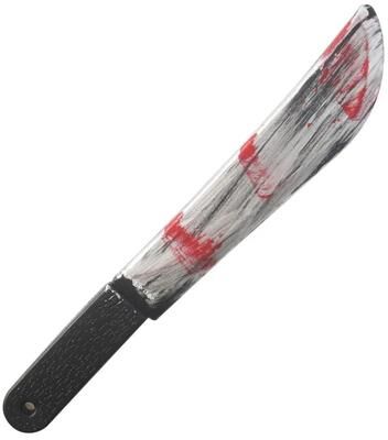 Uplift Essentials Simulated Bloody Plastic Knife Prop bloody Machete