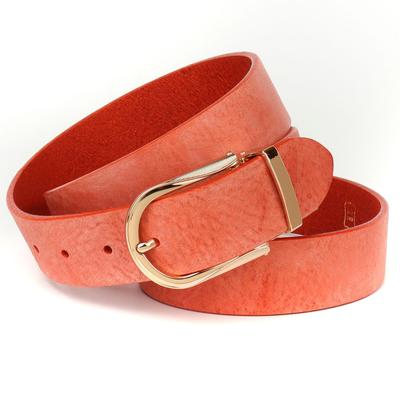 Ledergürtel ANTHONI CROWN, Damen, Gr. 85, pink, Leder, unifarben, Gürtel Ledergürtel, Pflanzlich gegerbter Vollrindledergürtel