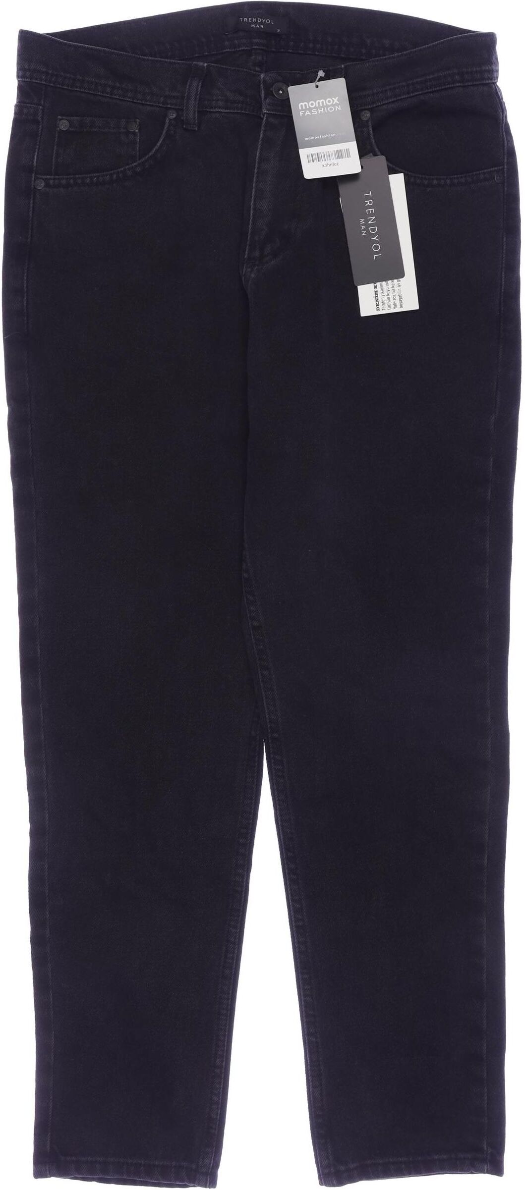 Trendyol Herren Jeans, Schwarz, Gr. W31, Baumwolle - Second Hand