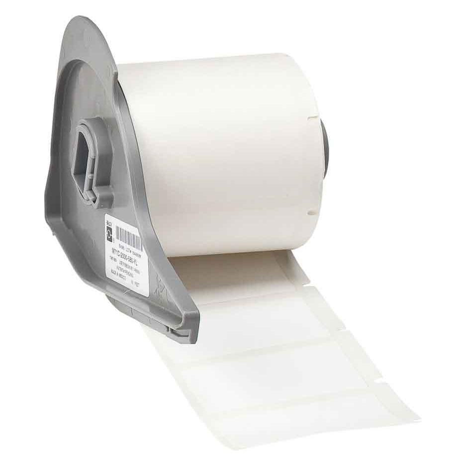 Brady M7-78-499, Nylongewebe, Weiss, matt, 48.26 x 25.40 mm, permanent (250 E.) (57.15 mm) (M7-78-499)